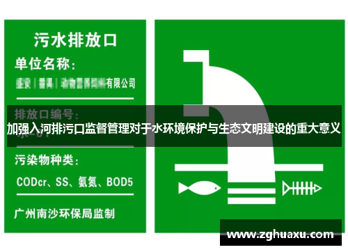 加强入河排污口监督管理对于水环境保护与生态文明建设的重大意义